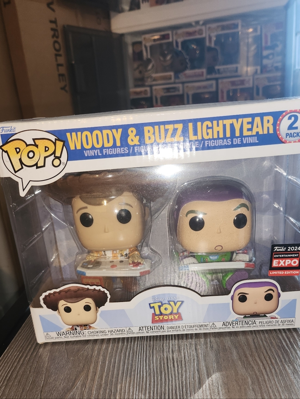 Funko Pop! Woody & Buzz Lightyear 2-Pack